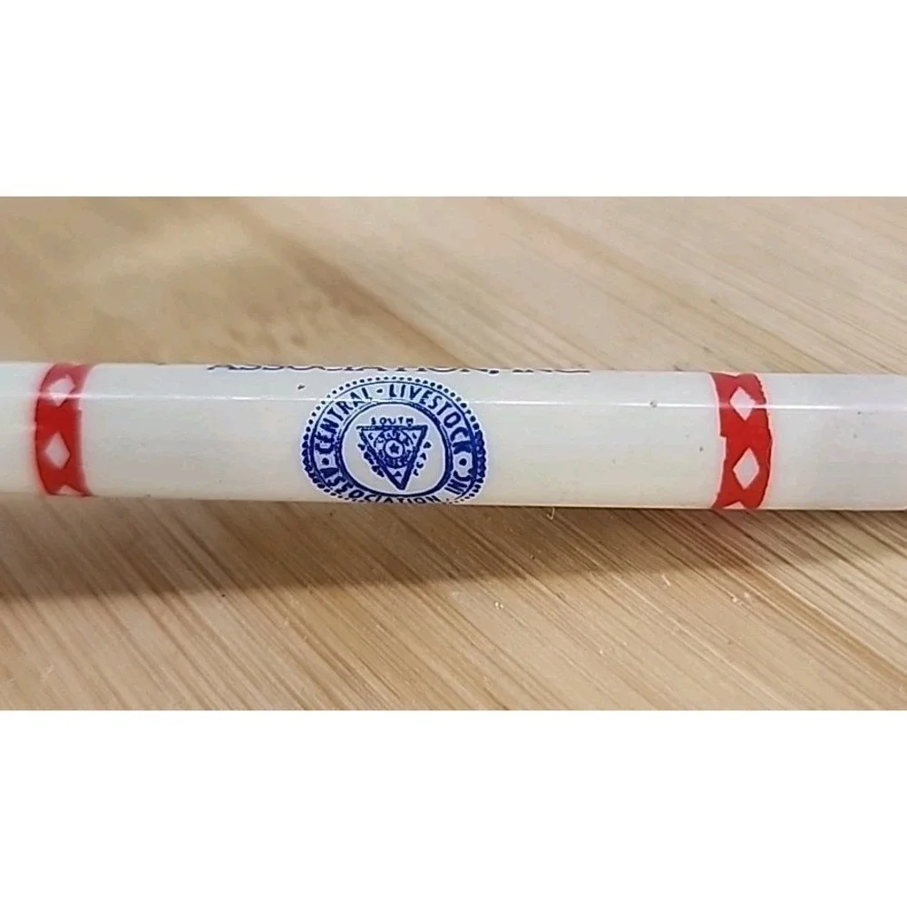 VINTAGE Central LIVESTOCK Associat STOCKYARD St. Paul  ADVERTISING BULLET PENCIL